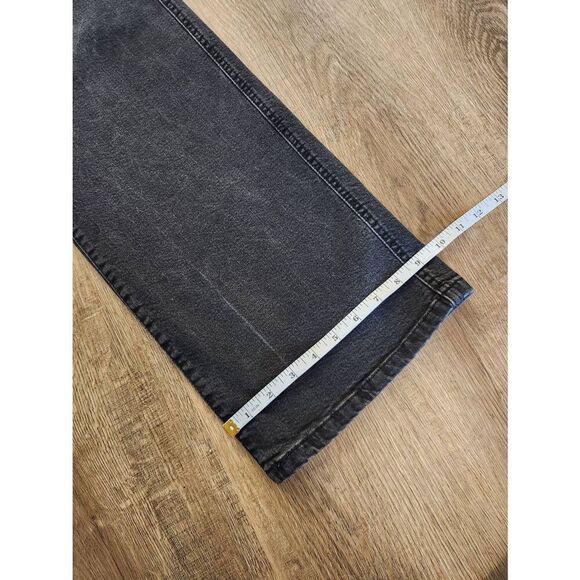 Levis Mile High Crop Wide-Leg Womens Denim Jeans size 28x24 Button Fly 5 pocket - Picture 6 of 9